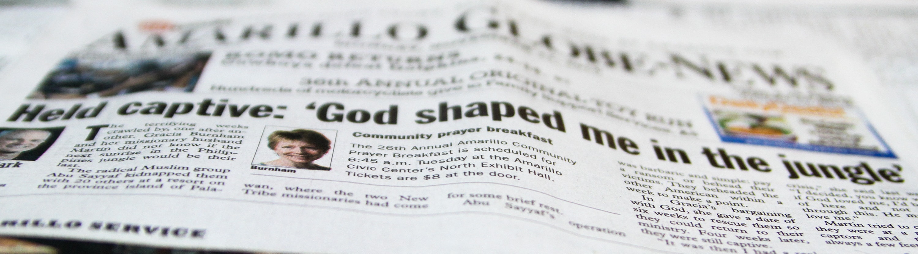 Gracia Burnham in the Papers